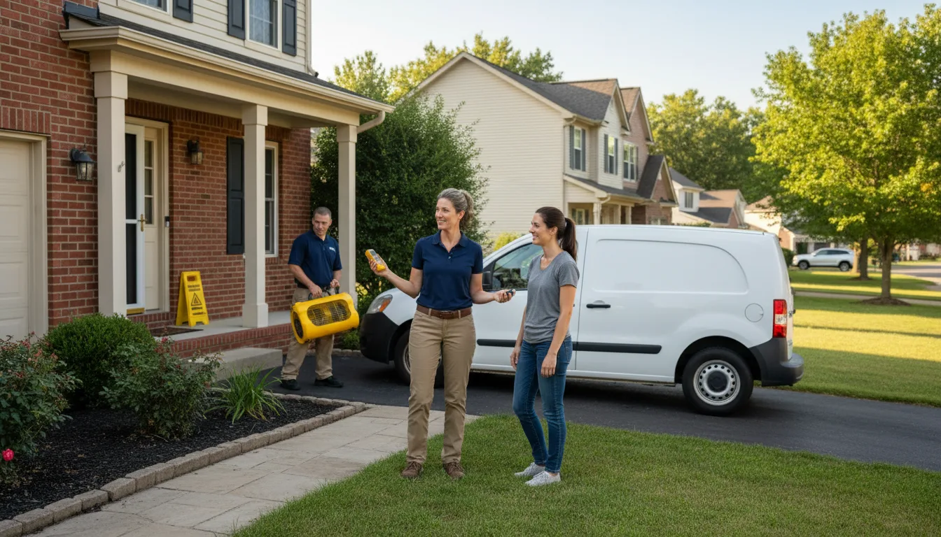 Water restoration image for Water Damage & Restoration Services in Hebbronville, TX